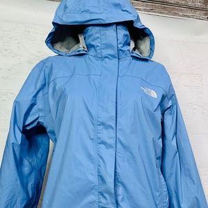 THE NORTH FACE  HyVent  jacket with hood SKYE BLUE MEDIUM